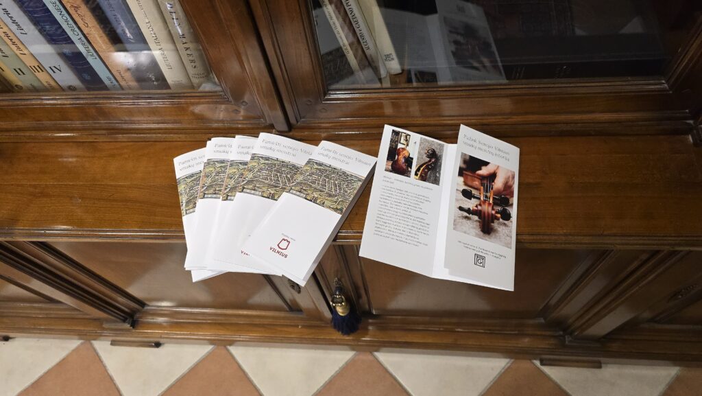 „Pamiršti Senojo Vilniaus smuikų meistrai“ bukletas